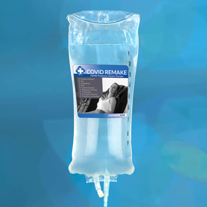 Covid Remake infusion therapy IV bag