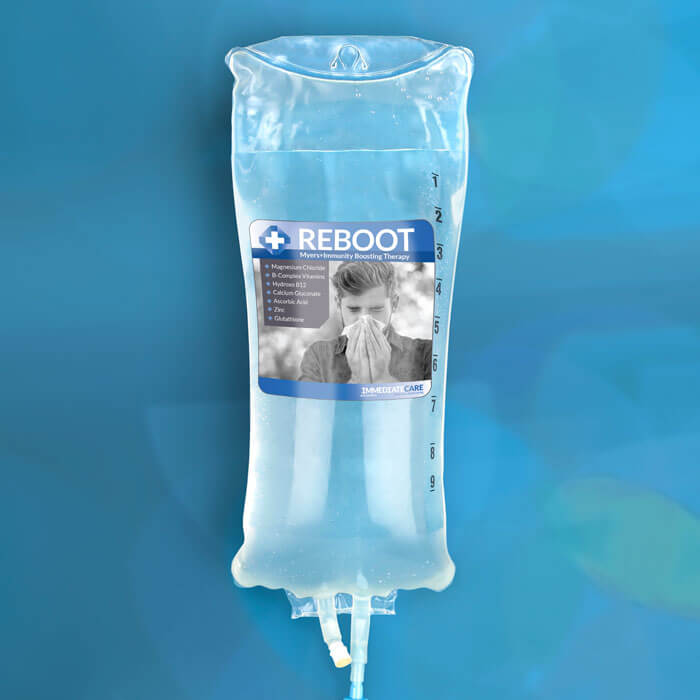 Reboot immunity booting infusion therapy IV bag