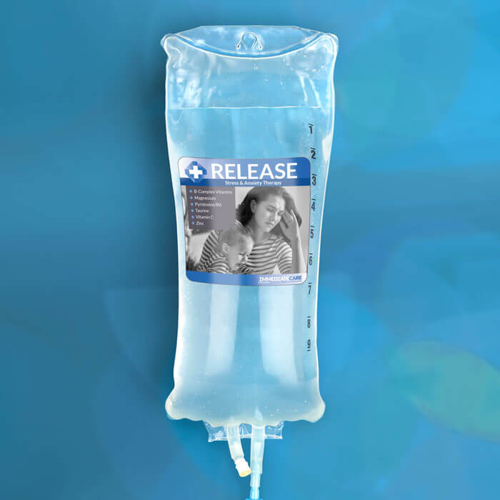 Release stress and anxiety infusion therapy IV bag